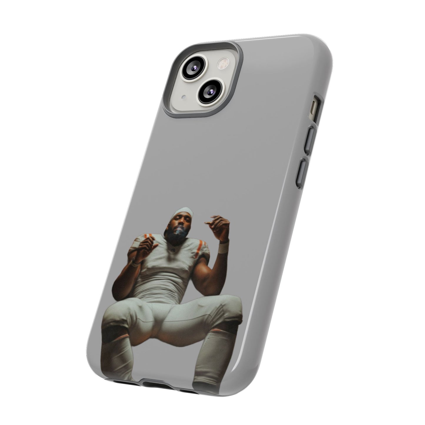 Who´s gonna smoke Hard Case Grau iPhone