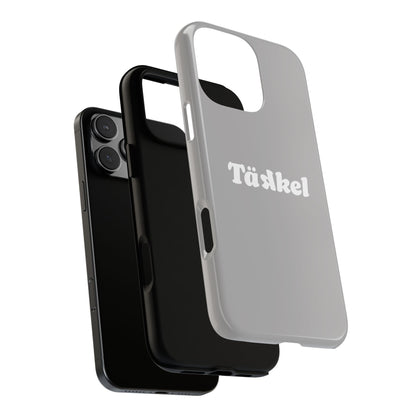 TÄKKEL Classic Hard Case Grau iPhone