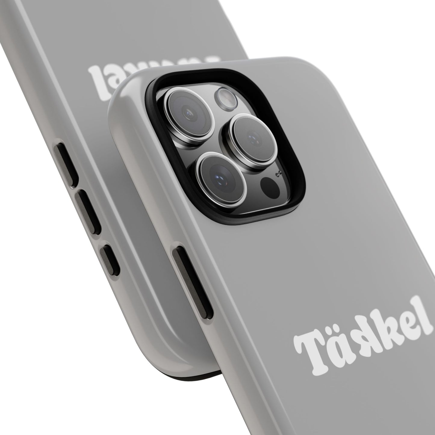 TÄKKEL Classic Hard Case Grau iPhone
