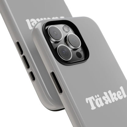 TÄKKEL Classic Hard Case Grau iPhone
