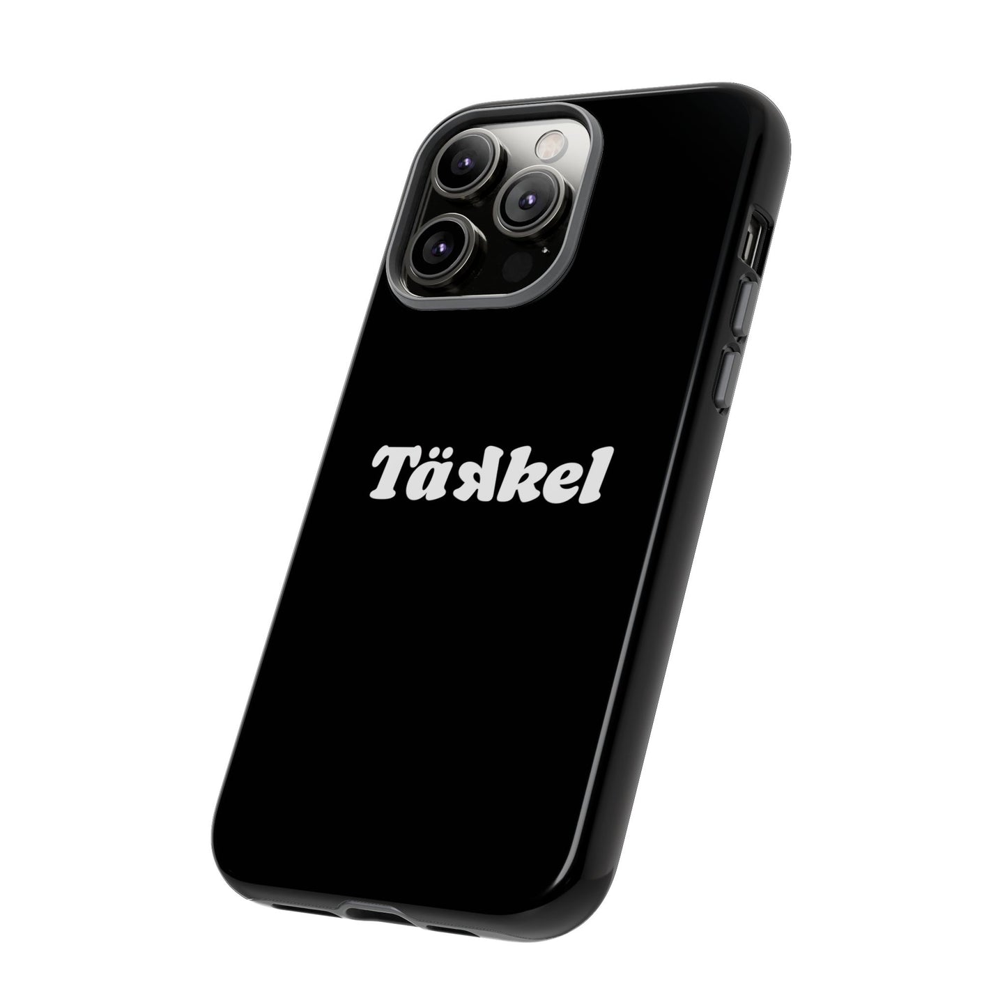 TÄKKEL Classic Hard Case Schwarz iPhone