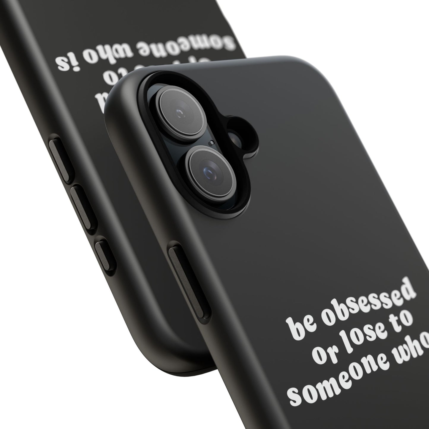 Be Obsessed Hard Case Schwarz iPhone