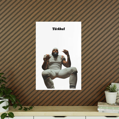 TÄKKEL Poster – Football Player Power Design
