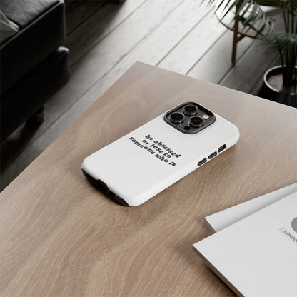 Be Obsessed Hard Case Weiß iPhone