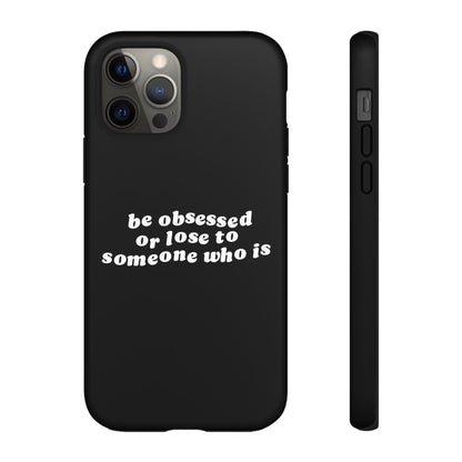 Be Obsessed Hard Case Schwarz iPhone