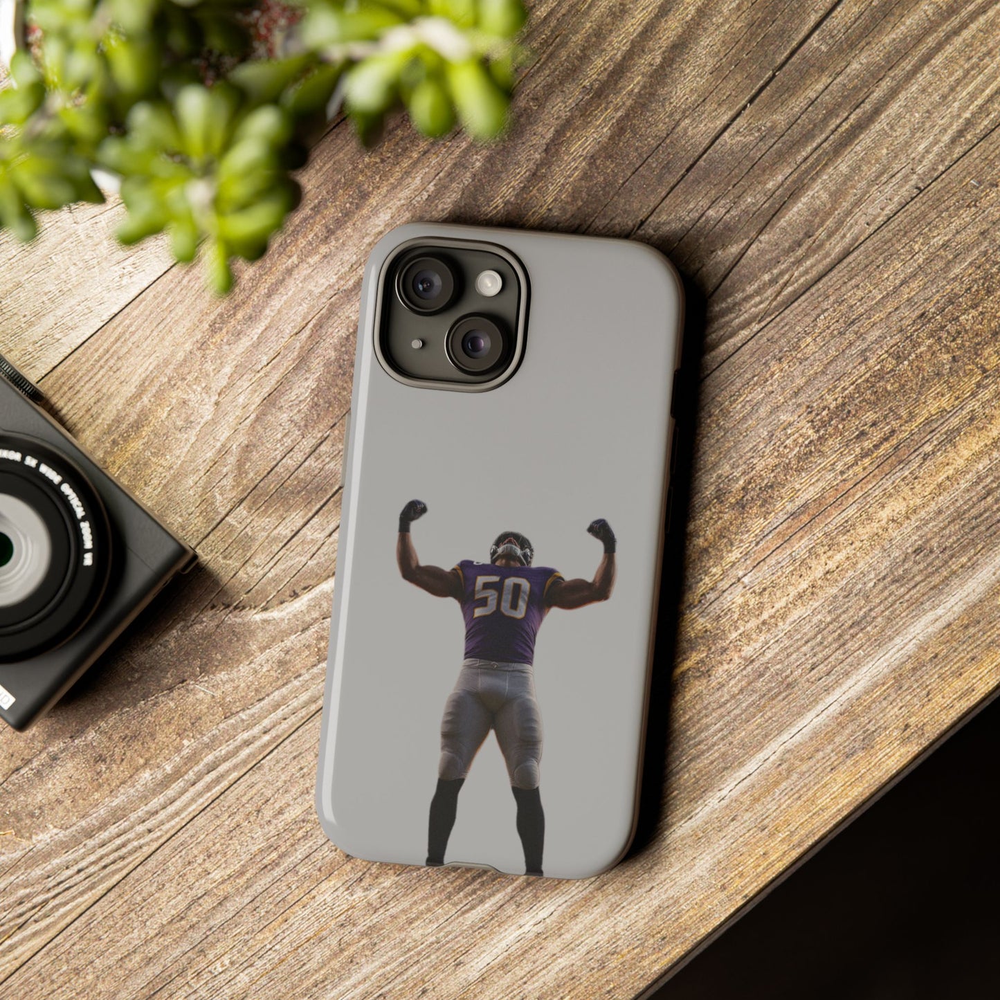 Never Enough Hard Case Grau iPhone