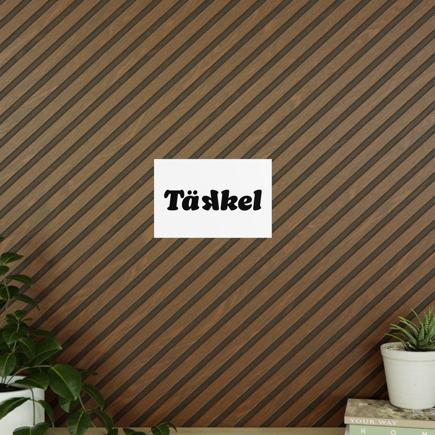 TÄKKEL Poster – Bold Football Statement Design