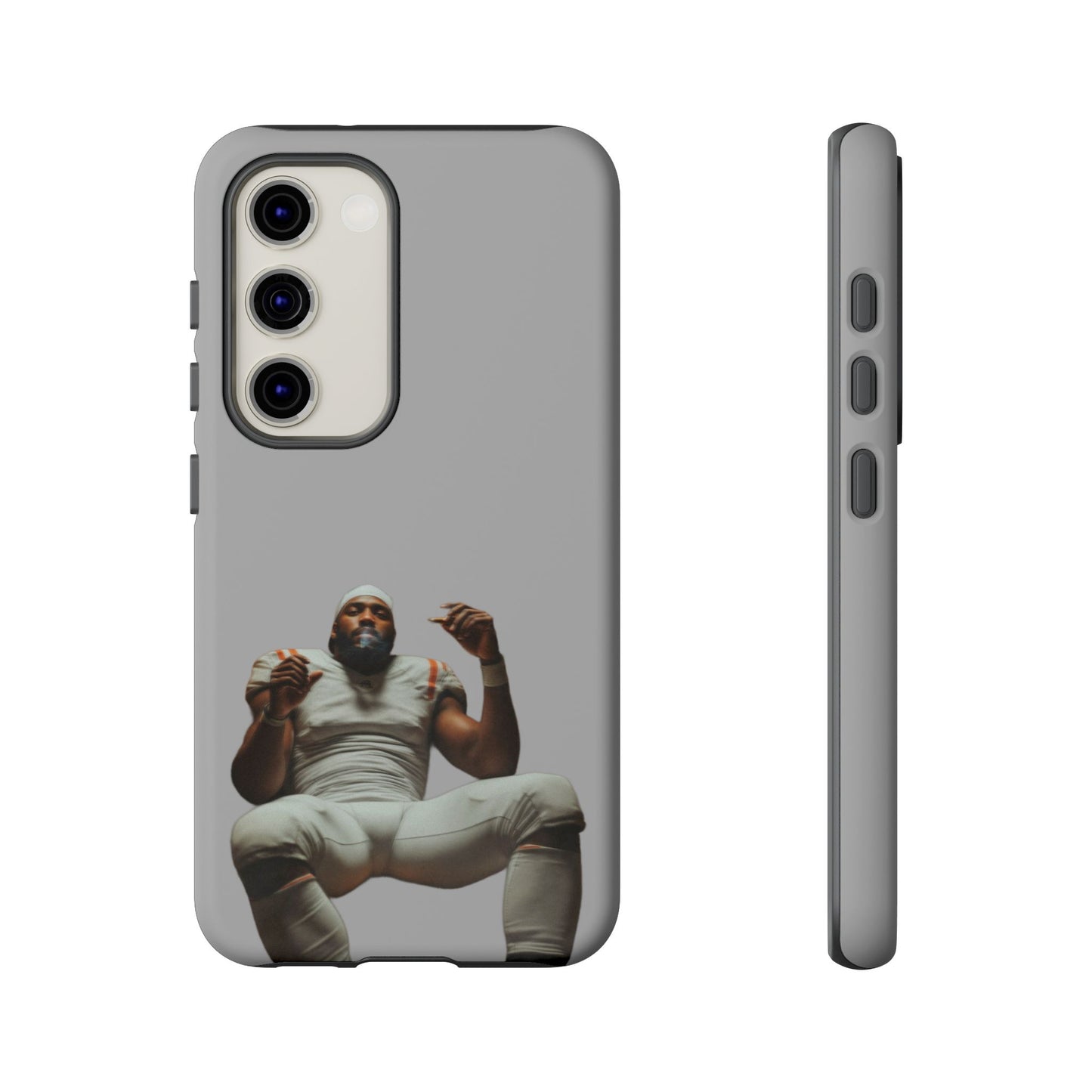 Who´s gonna smoke Hard Case Grau Samsung