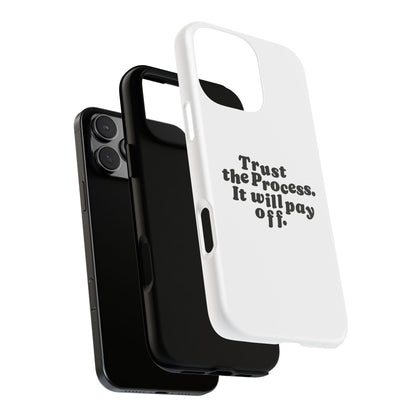 Trust harder Hard Case Weiß iPhone