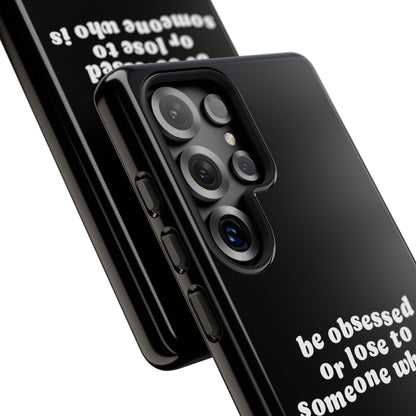 Too Obsessed Hard Case Schwarz Samsung