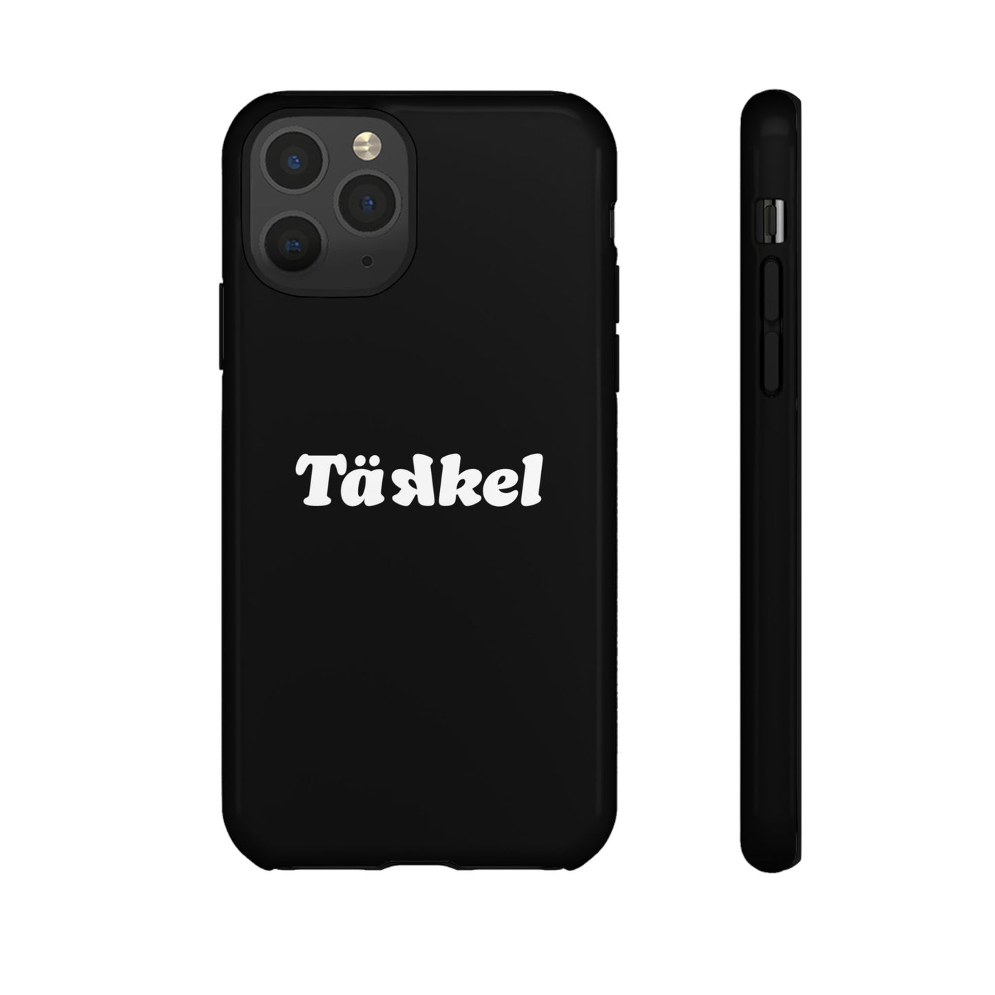 TÄKKEL Classic Hard Case Schwarz iPhone