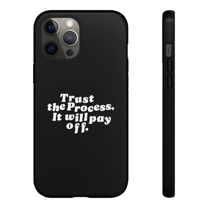 Trust harder Hard Case Schwarz iPhone