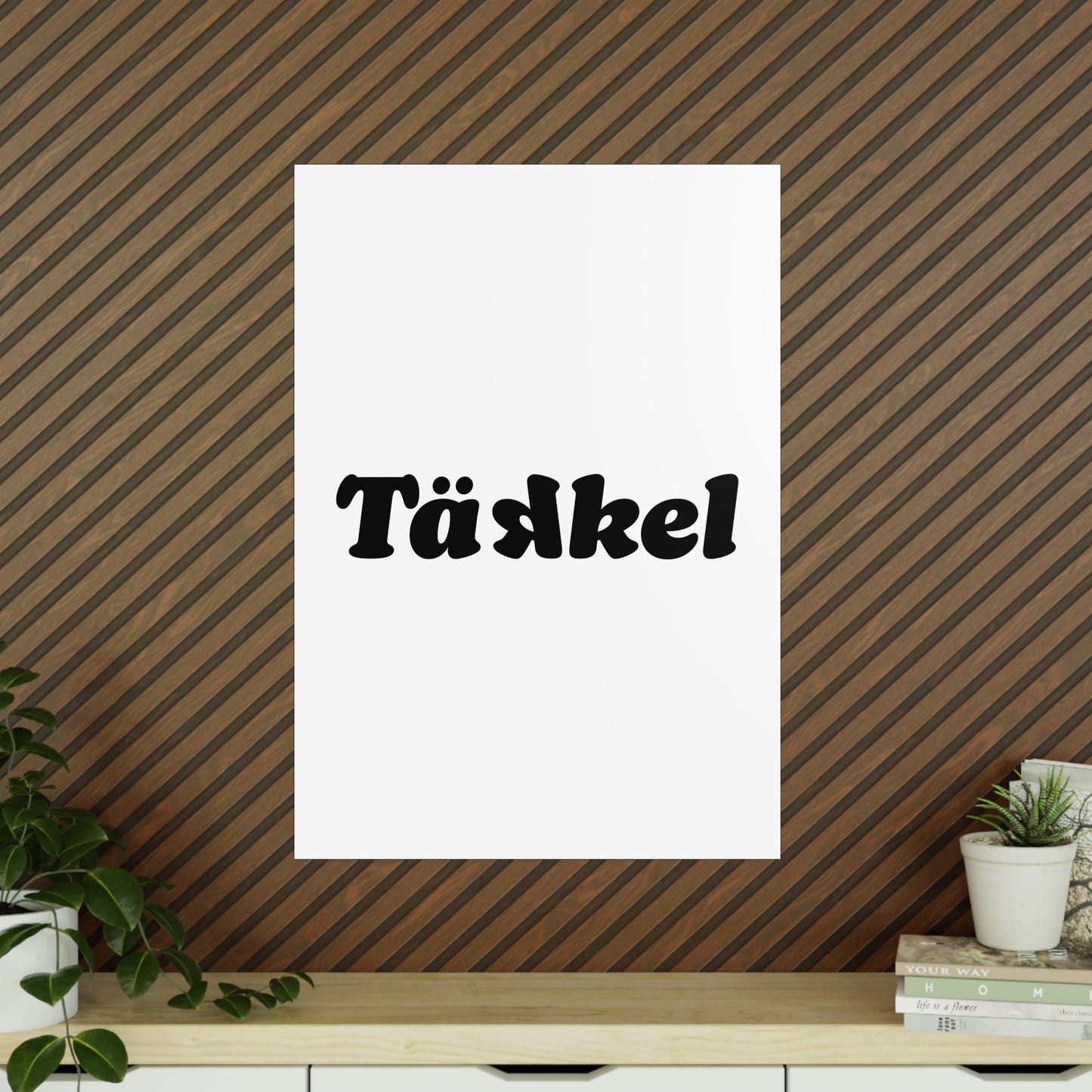 TÄKKEL Poster – Bold Football Statement Design