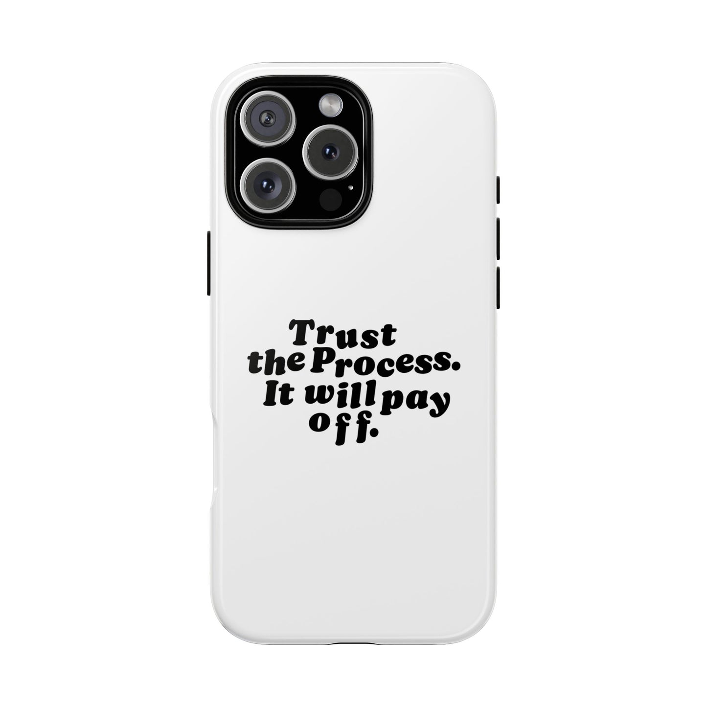Trust harder Hard Case Weiß iPhone