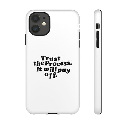 Trust harder Hard Case Weiß iPhone