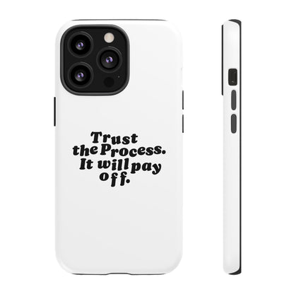 Trust harder Hard Case Weiß iPhone