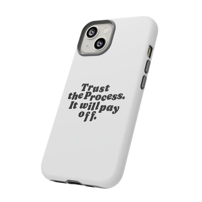 Trust harder Hard Case Weiß iPhone