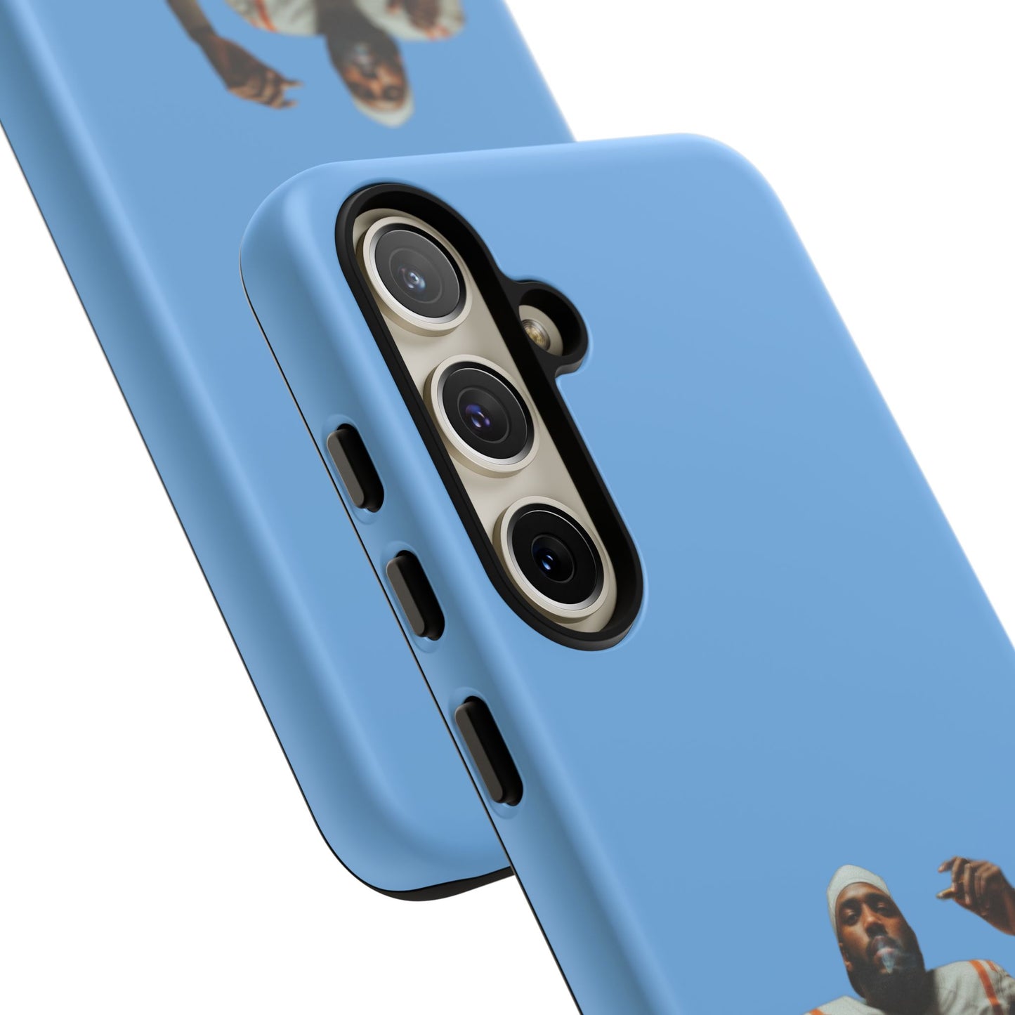 Who´s gonna smoke Hard Case Babyblau Samsung