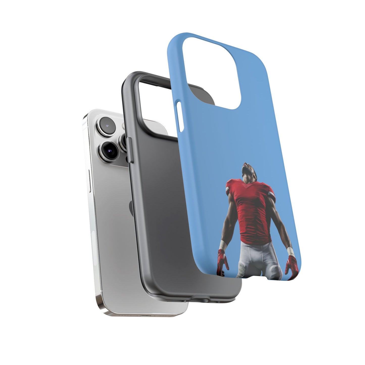 Never Sleep Hard Case Babyblau iPhone