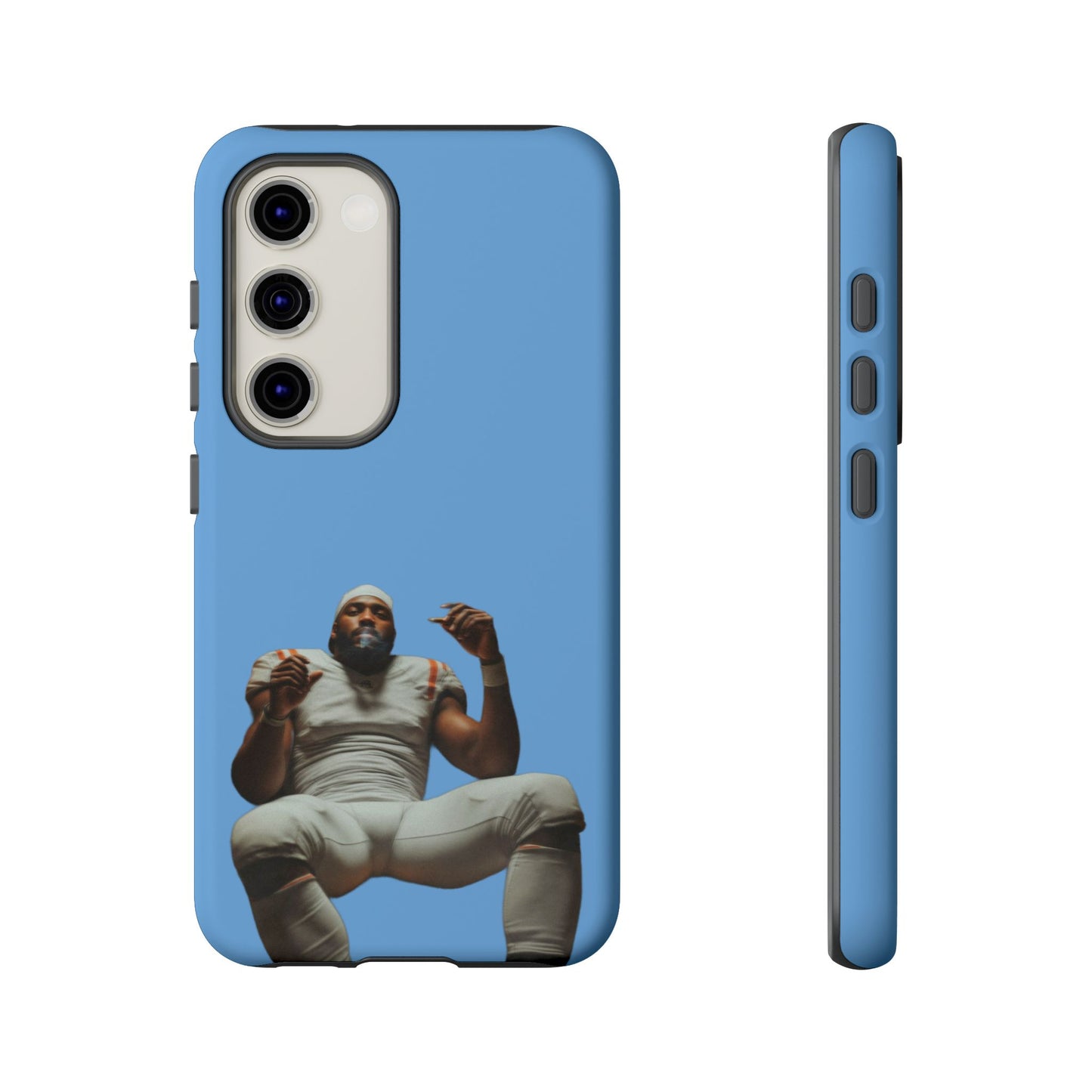 Who´s gonna smoke Hard Case Babyblau Samsung