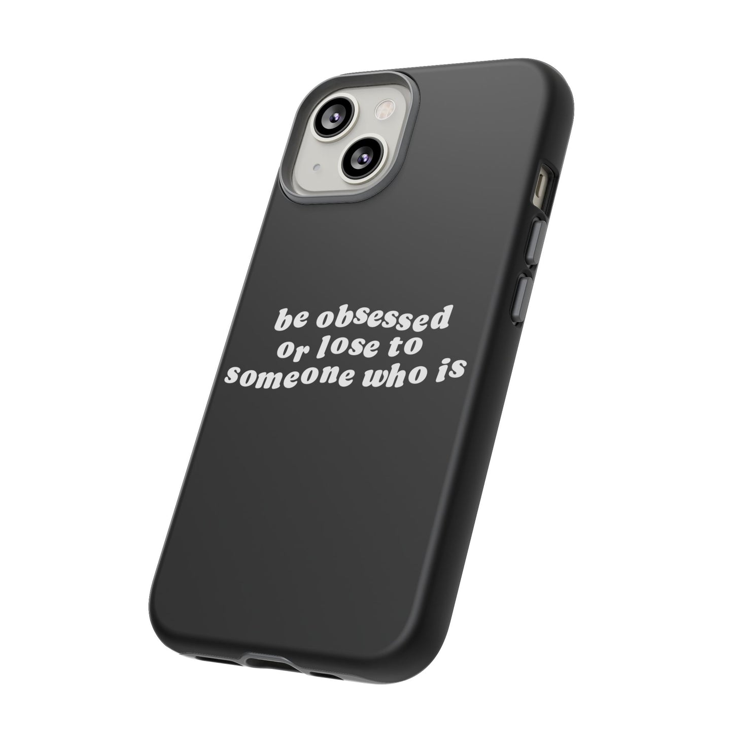 Be Obsessed Hard Case Schwarz iPhone