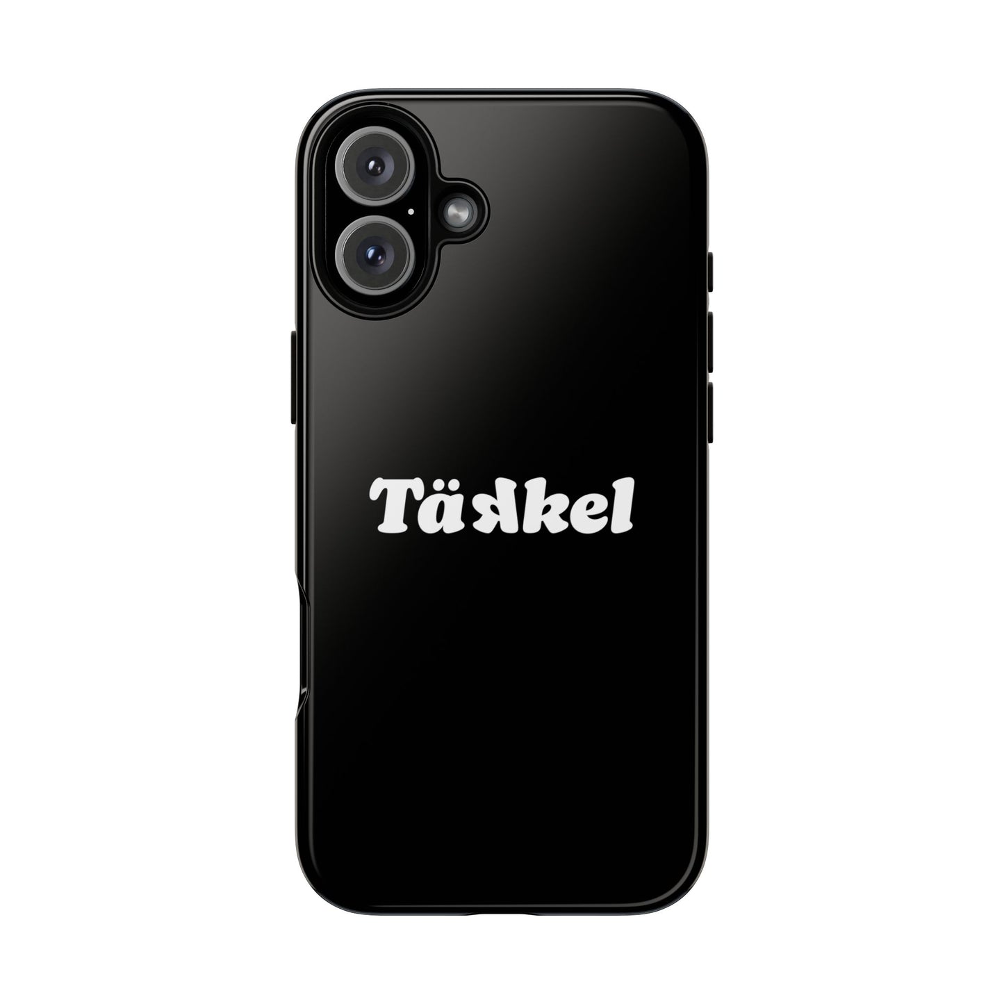 TÄKKEL Classic Hard Case Schwarz iPhone
