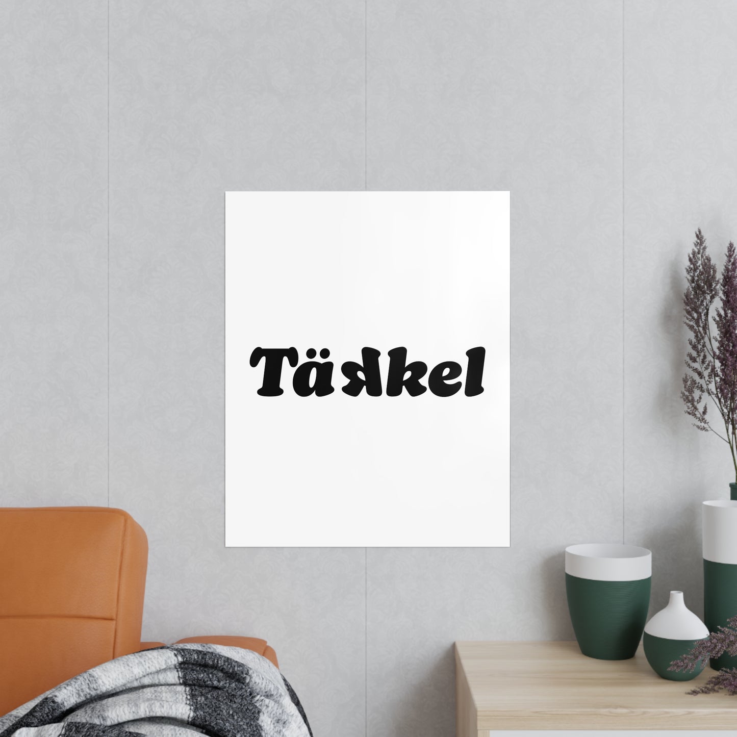 TÄKKEL Poster – Bold Football Statement Design