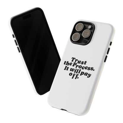 Trust harder Hard Case Weiß iPhone