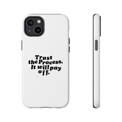 Trust harder Hard Case Weiß iPhone