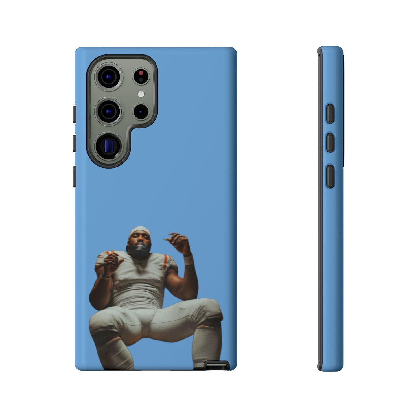 Who´s gonna smoke Hard Case Babyblau Samsung