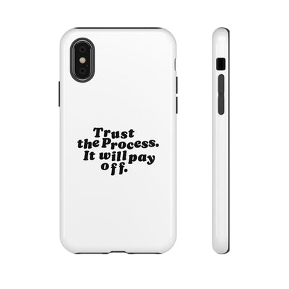 Trust harder Hard Case Weiß iPhone