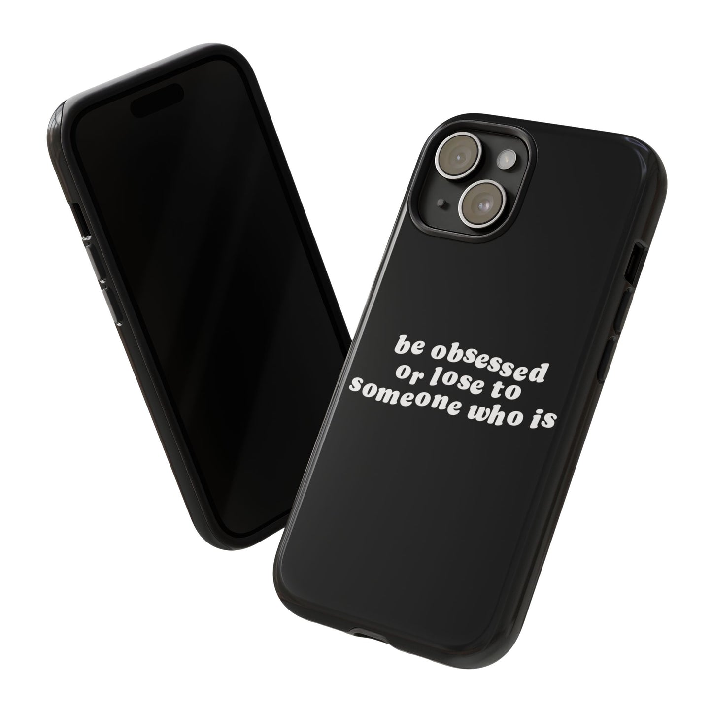 Be Obsessed Hard Case Schwarz iPhone