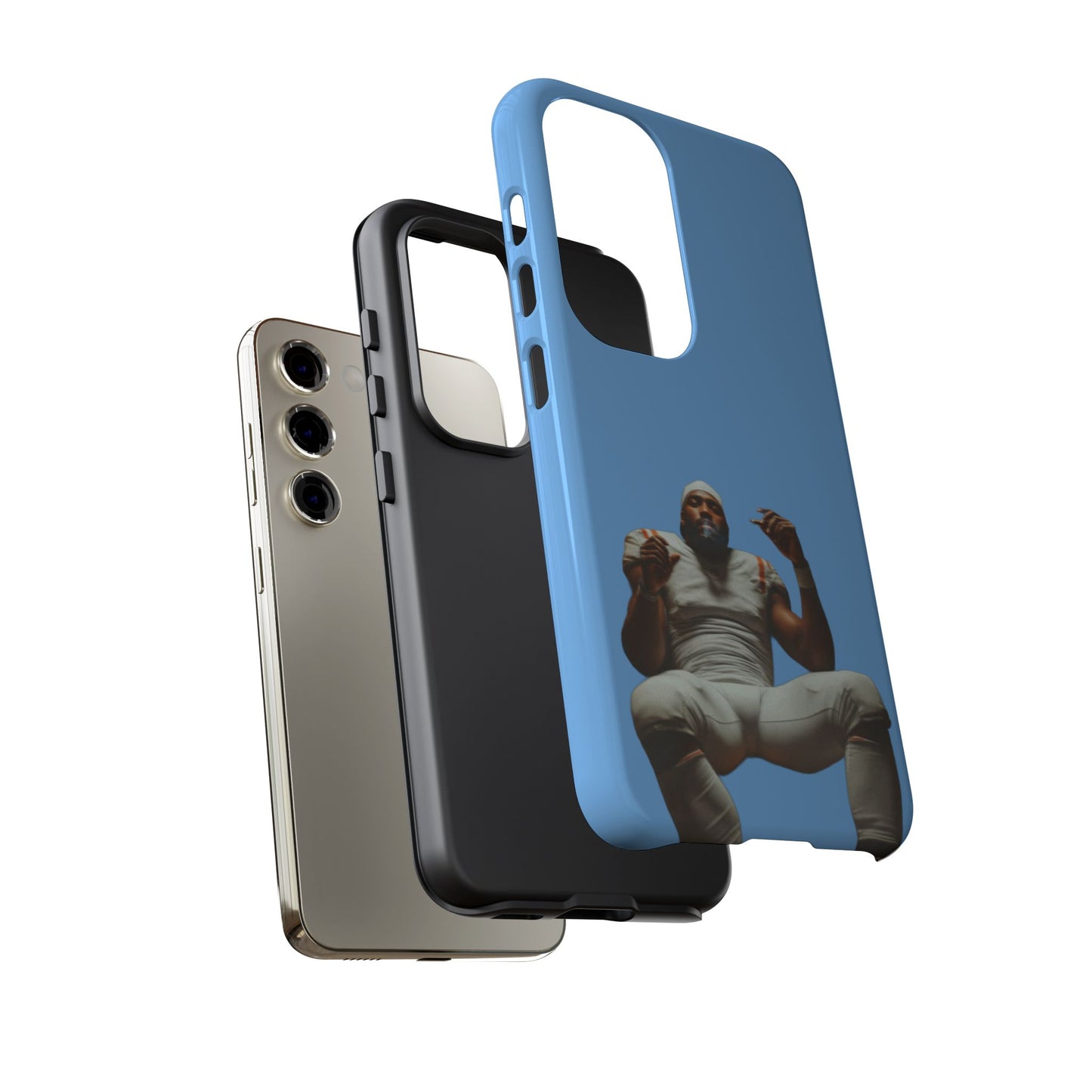 Who´s gonna smoke Hard Case Babyblau Samsung