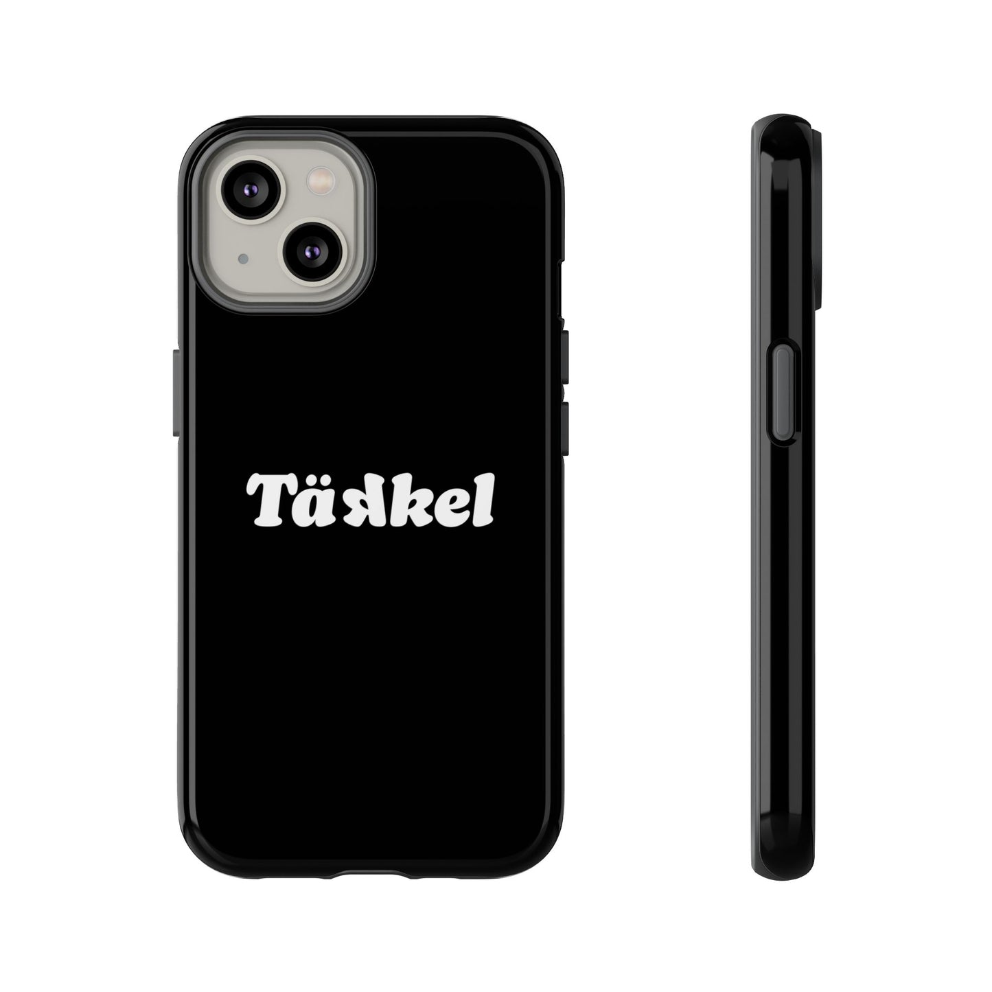 TÄKKEL Classic Hard Case Schwarz iPhone