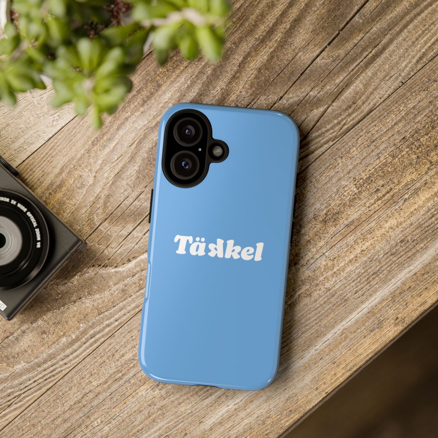 TÄKKEL Classic Hard Case Babyblau iPhone