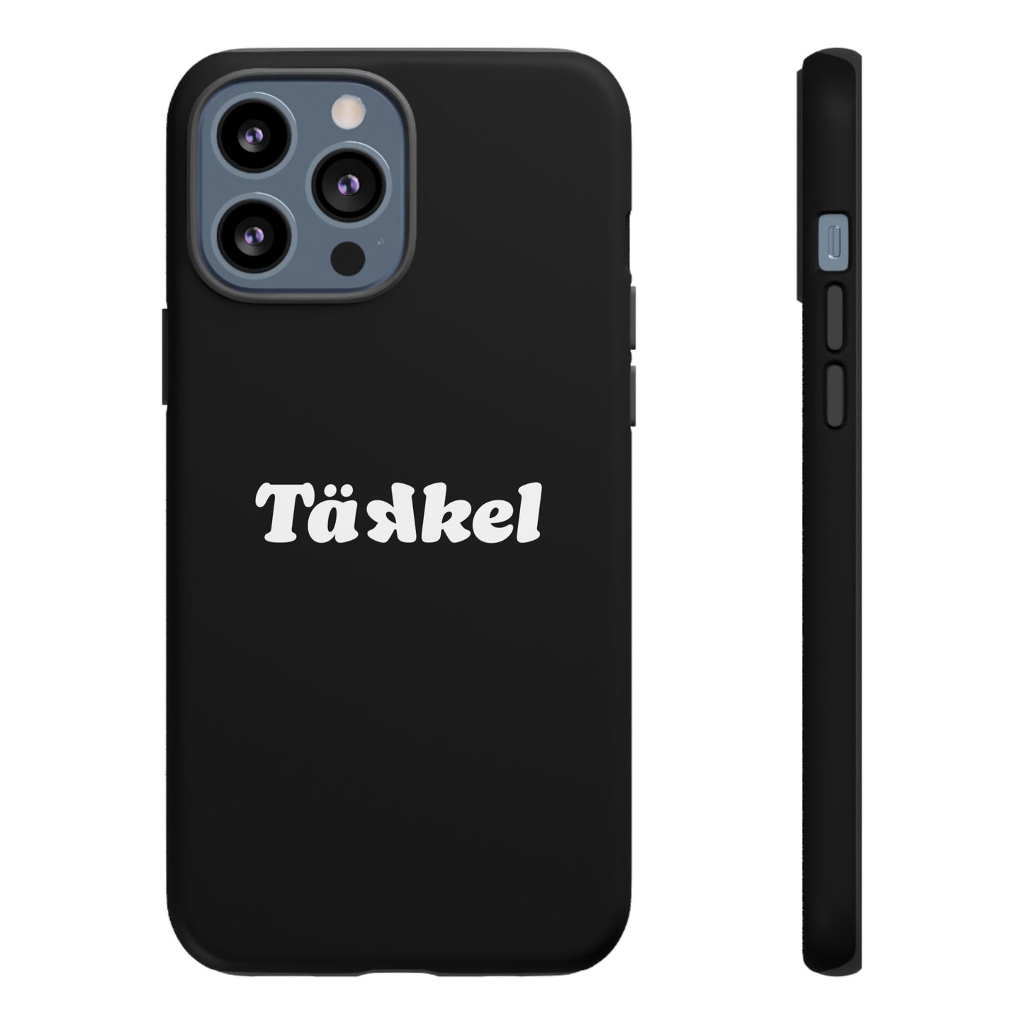 TÄKKEL Classic Hard Case Schwarz iPhone