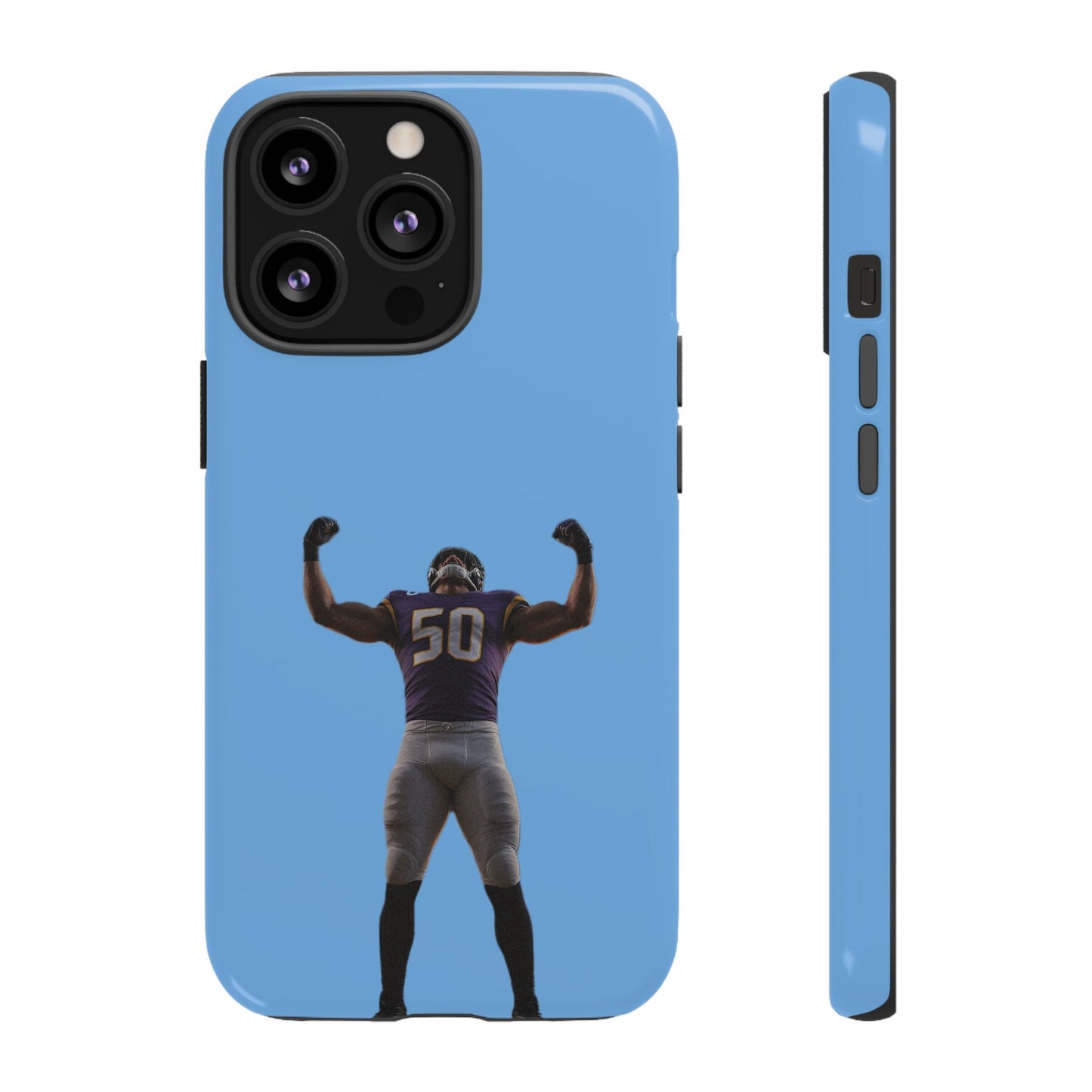 Never Enough Hard Case Babyblau iPhone