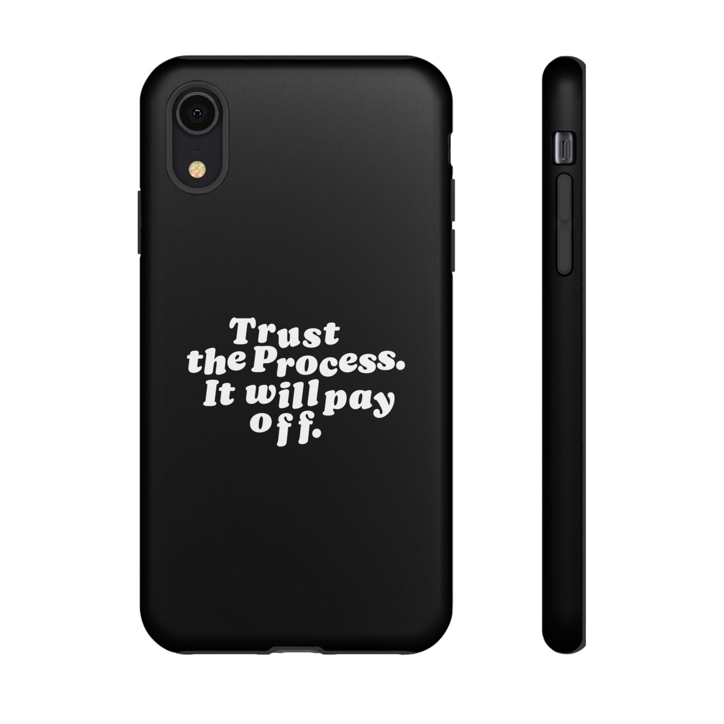 Trust harder Hard Case Schwarz iPhone