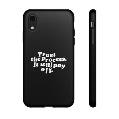 Trust harder Hard Case Schwarz iPhone