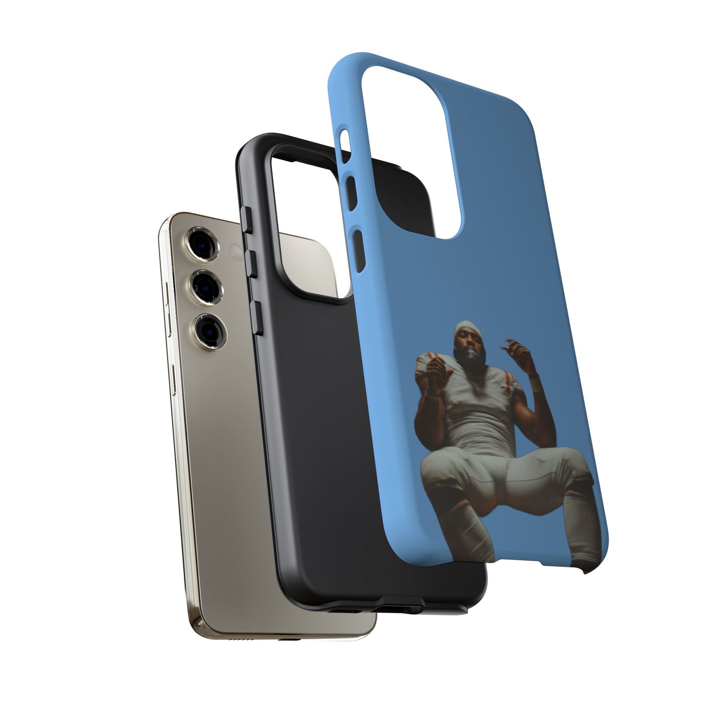 Who´s gonna smoke Hard Case Babyblau Samsung
