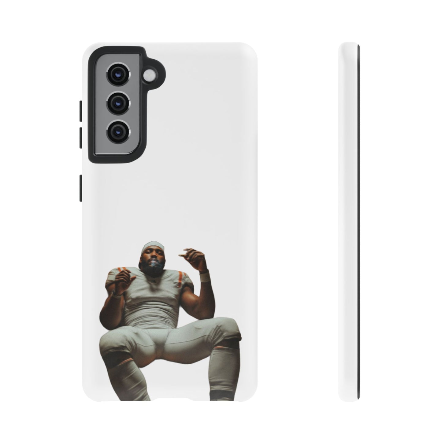 Who´s gonna smoke Hard Case Weiß Samsung