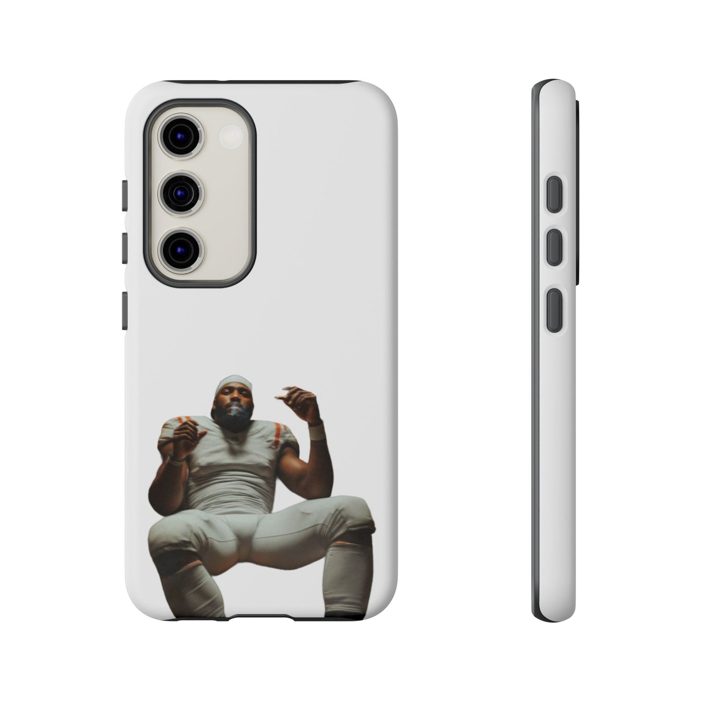 Who´s gonna smoke Hard Case Weiß Samsung