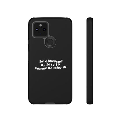 Too Obsessed Hard Case Schwarz Google Pixel