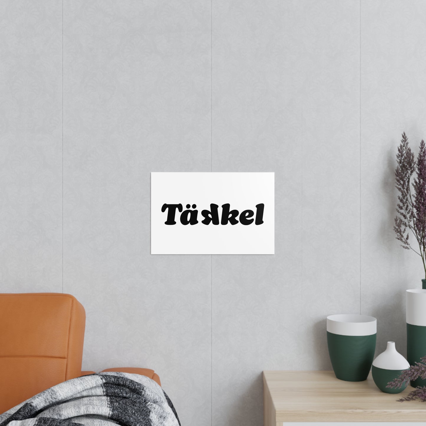 TÄKKEL Poster – Bold Football Statement Design