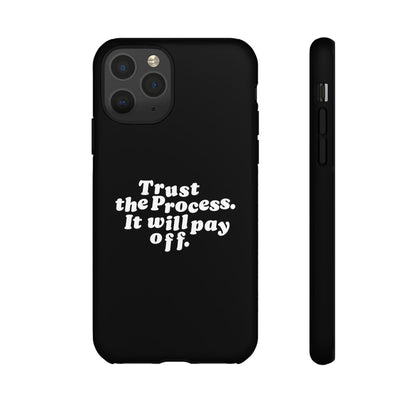 Trust harder Hard Case Schwarz iPhone
