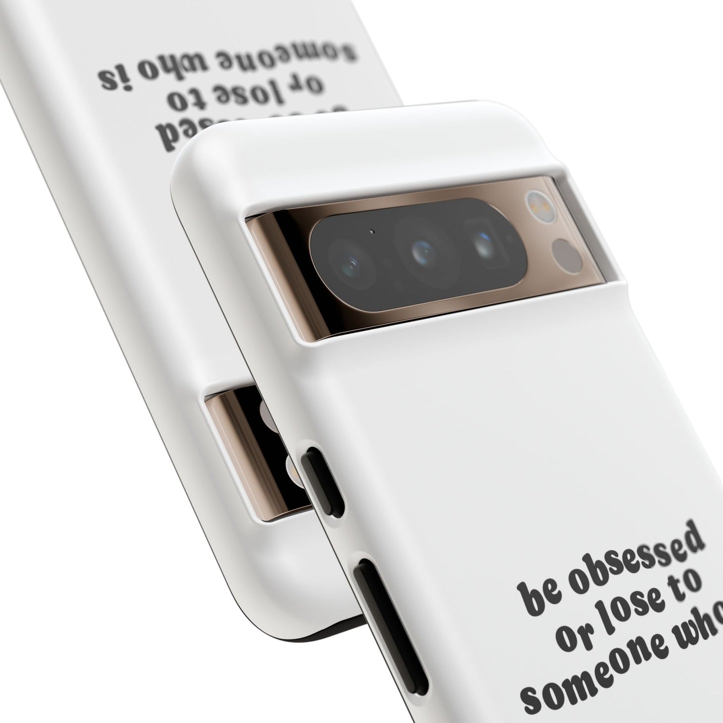 Too Obsessed Hard Case Weiß Google Pixel