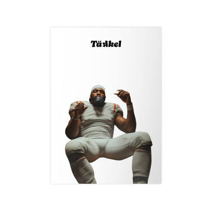 TÄKKEL Poster – Football Player Power Design