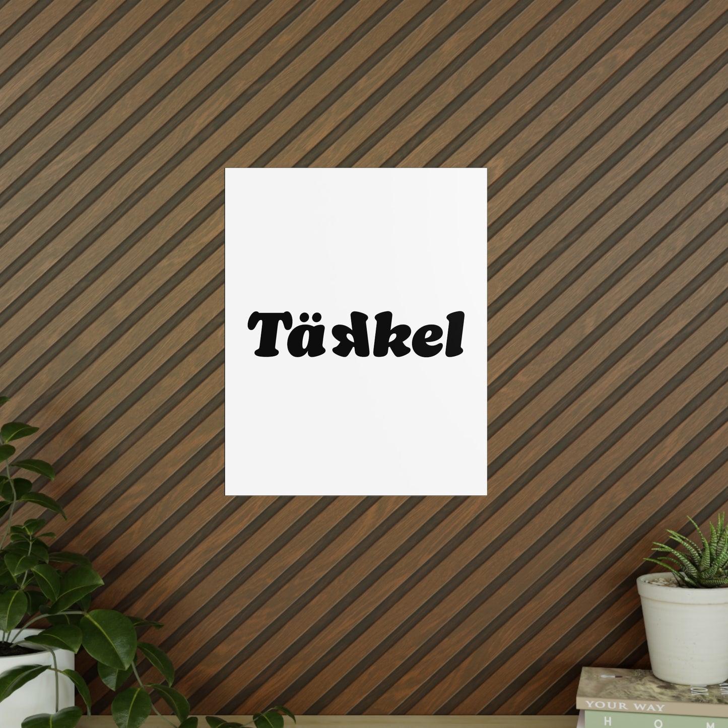 TÄKKEL Poster – Bold Football Statement Design