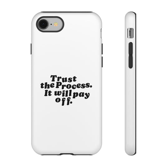 Trust harder Hard Case Weiß iPhone