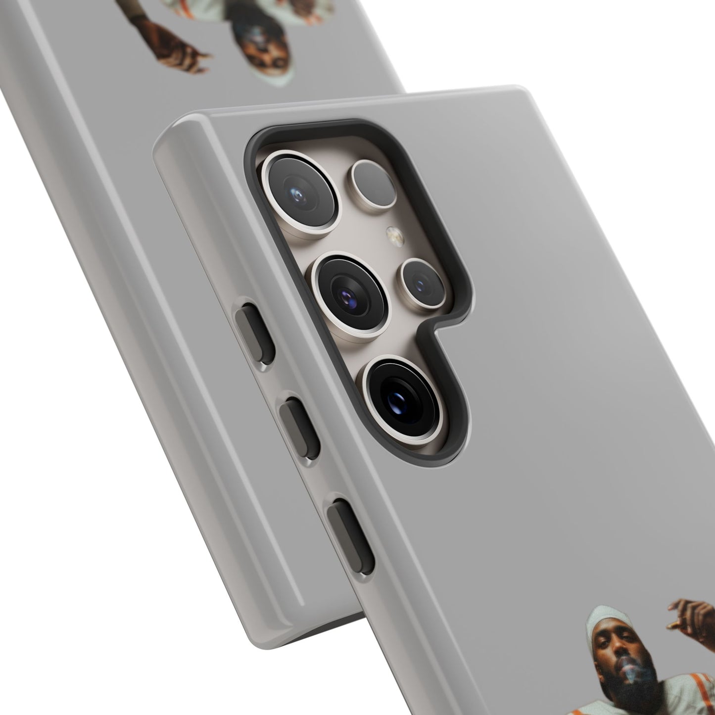 Who´s gonna smoke Hard Case Grau Samsung